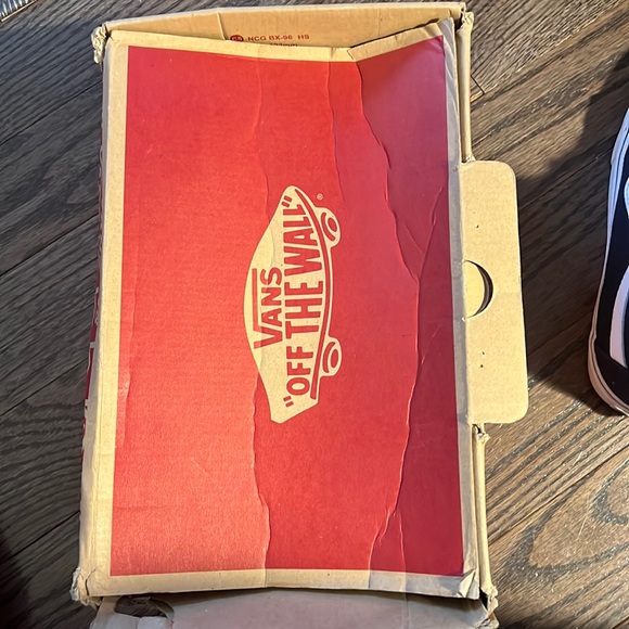 Preloved Vans Sk8-Hi Reissue Canvas 8M/9.5W - Navy & Gingham - Picture 10 of 11